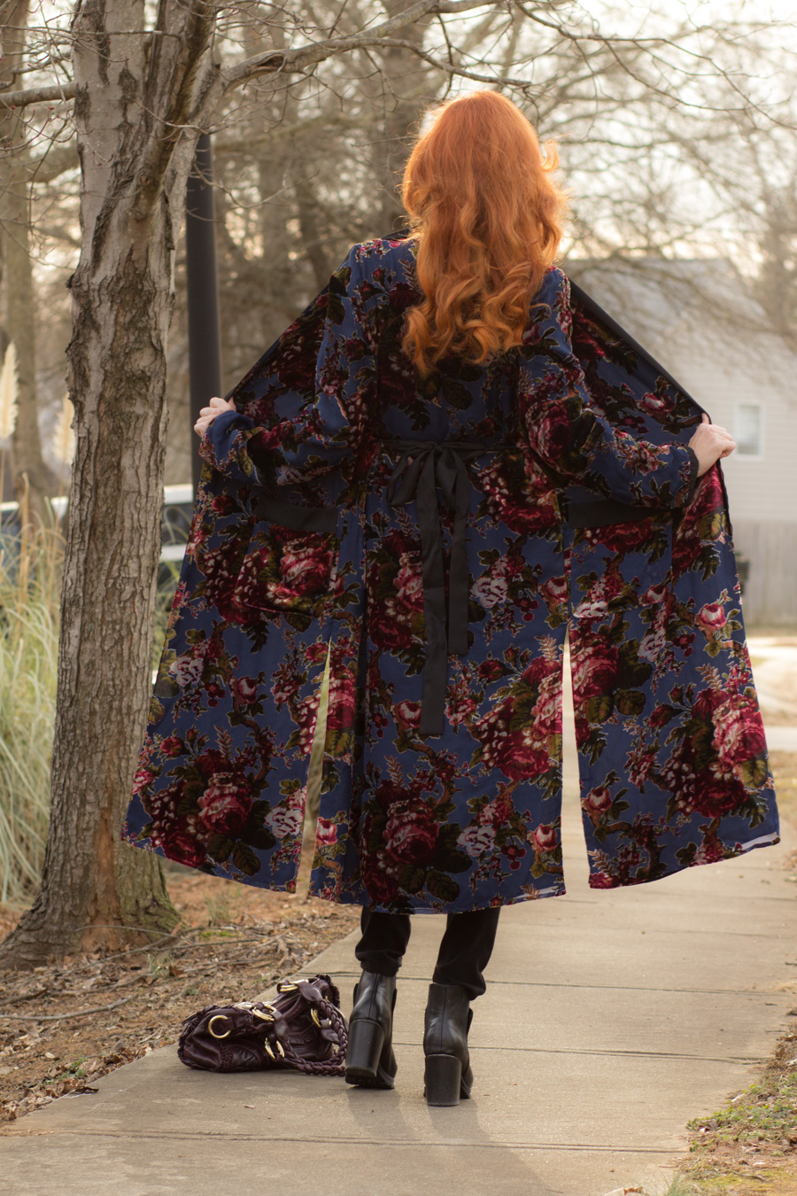 Zara Velvet Kimono 
