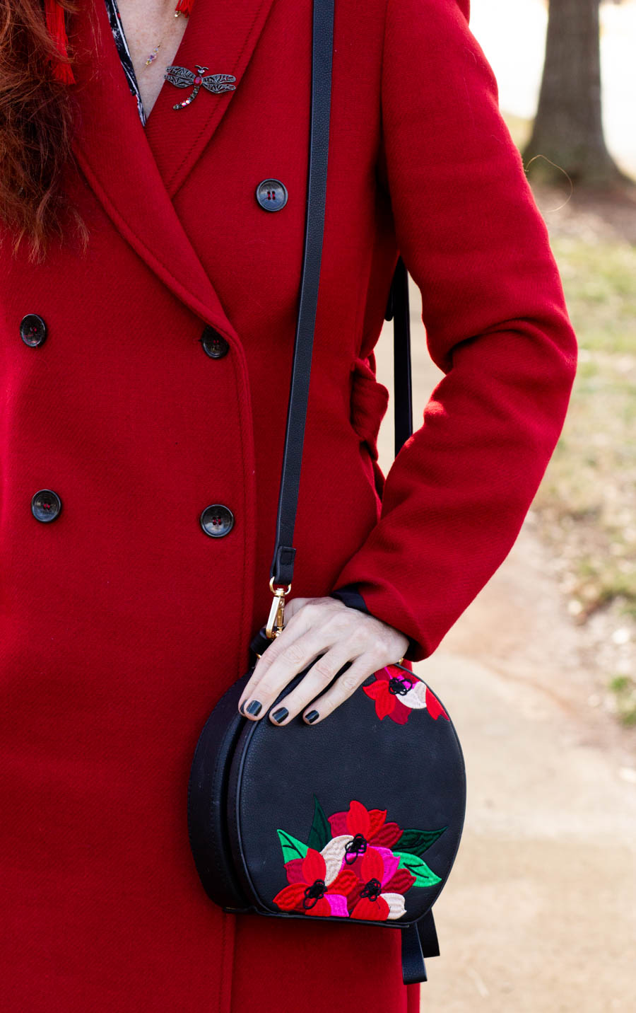 Valentine's Day red coat