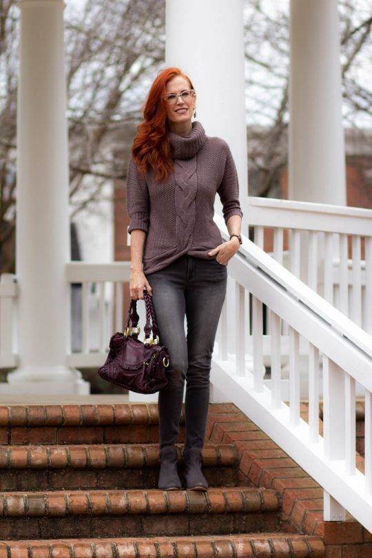 Quarantine outfit - jeans and sweater