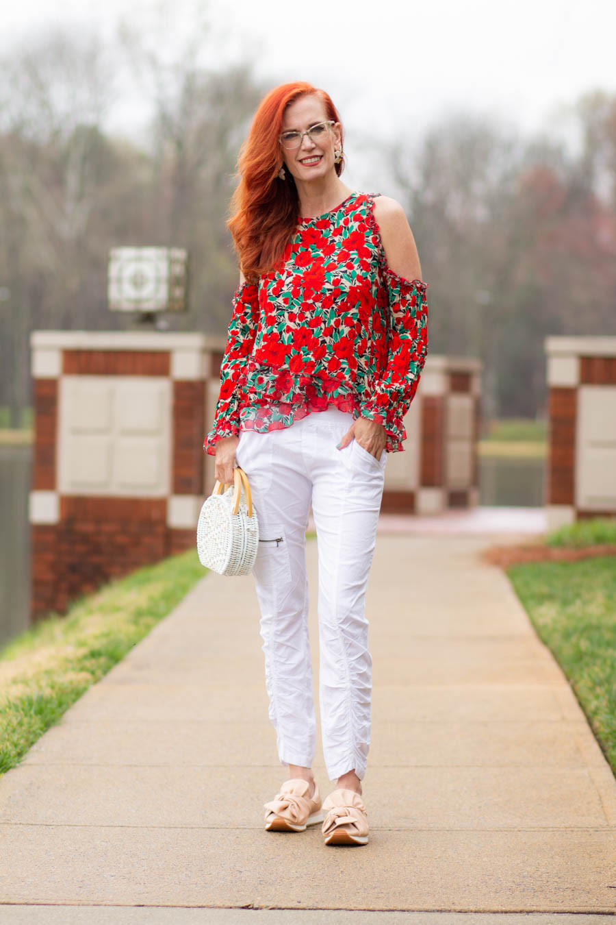 XCVI Malanda pant styled with floral top