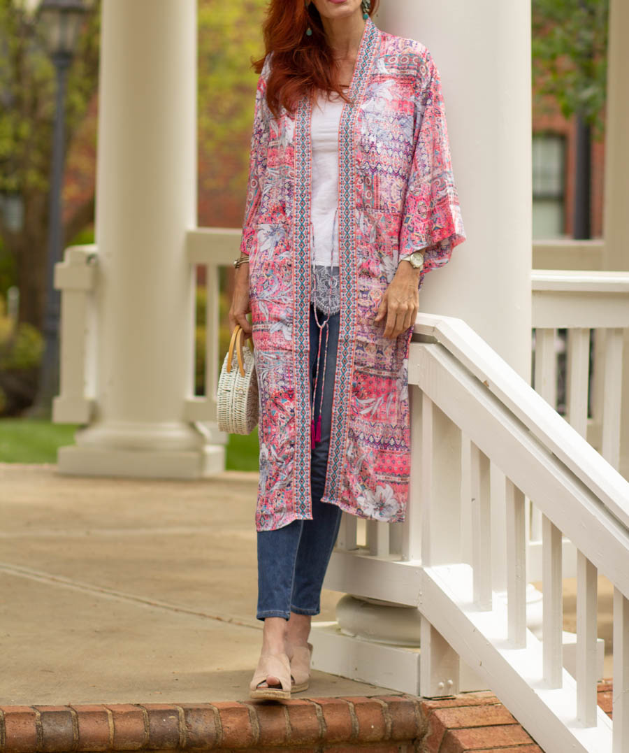 Love Kyla print kimono