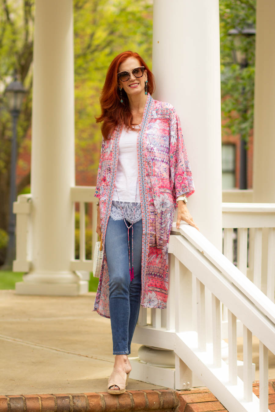 Caite and Kyla long kimono